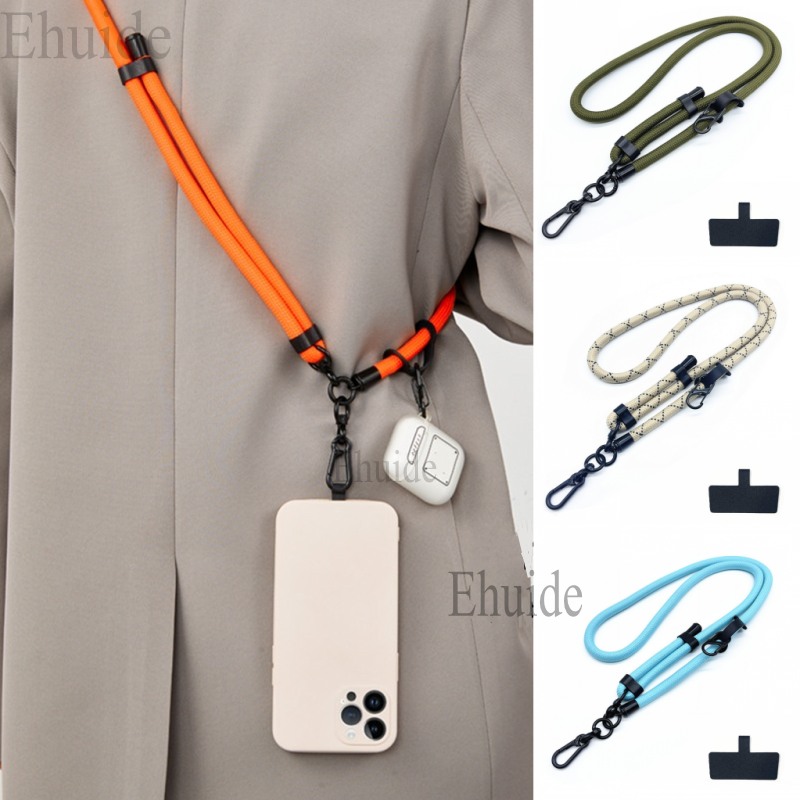Crossbody Lanyard Neck Strap Case - 휴대폰 랜야드 길이 조절 가능, 120