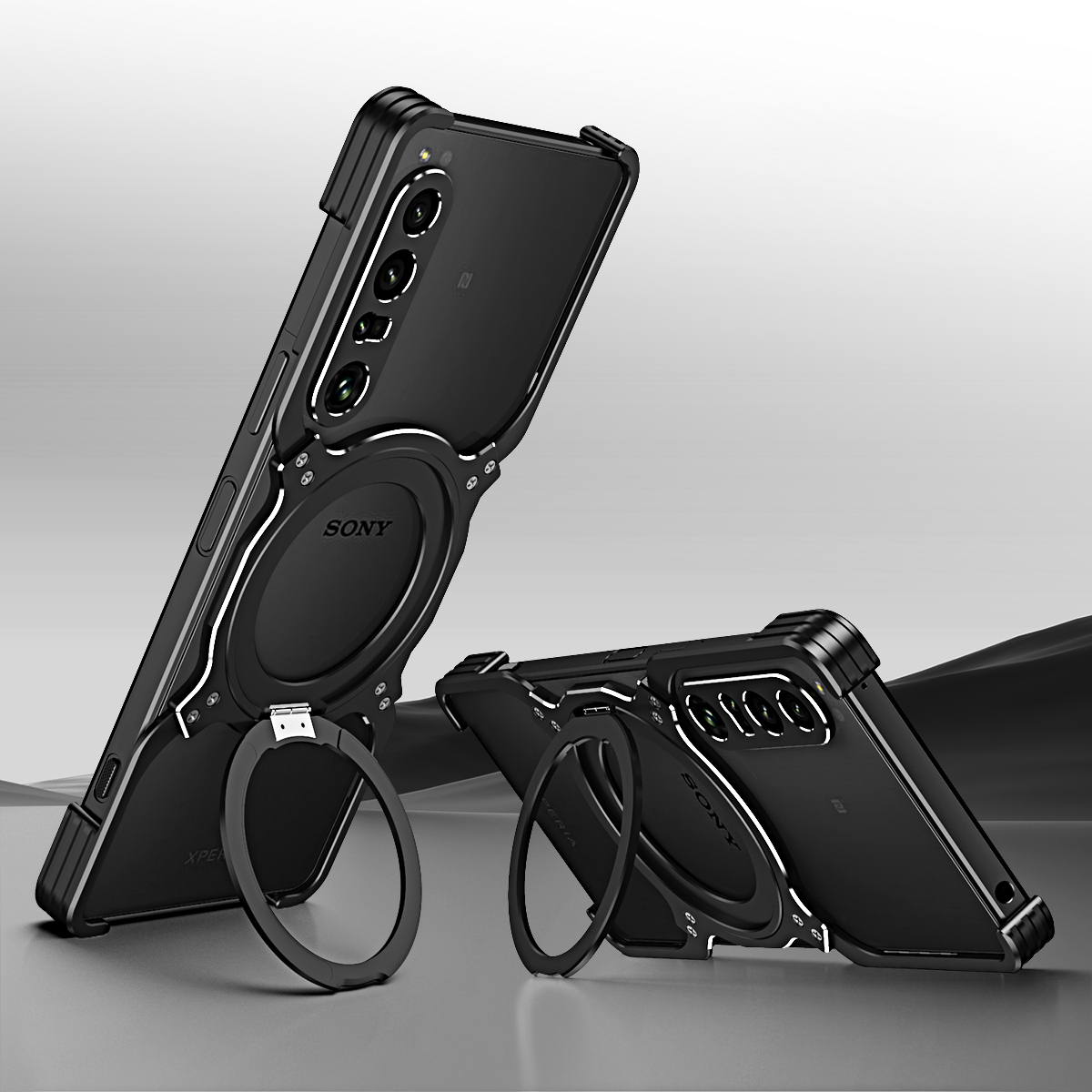 Metal Bumper Aluminum Frame Case - 소니 엑스페리아 1 V 1 IV
