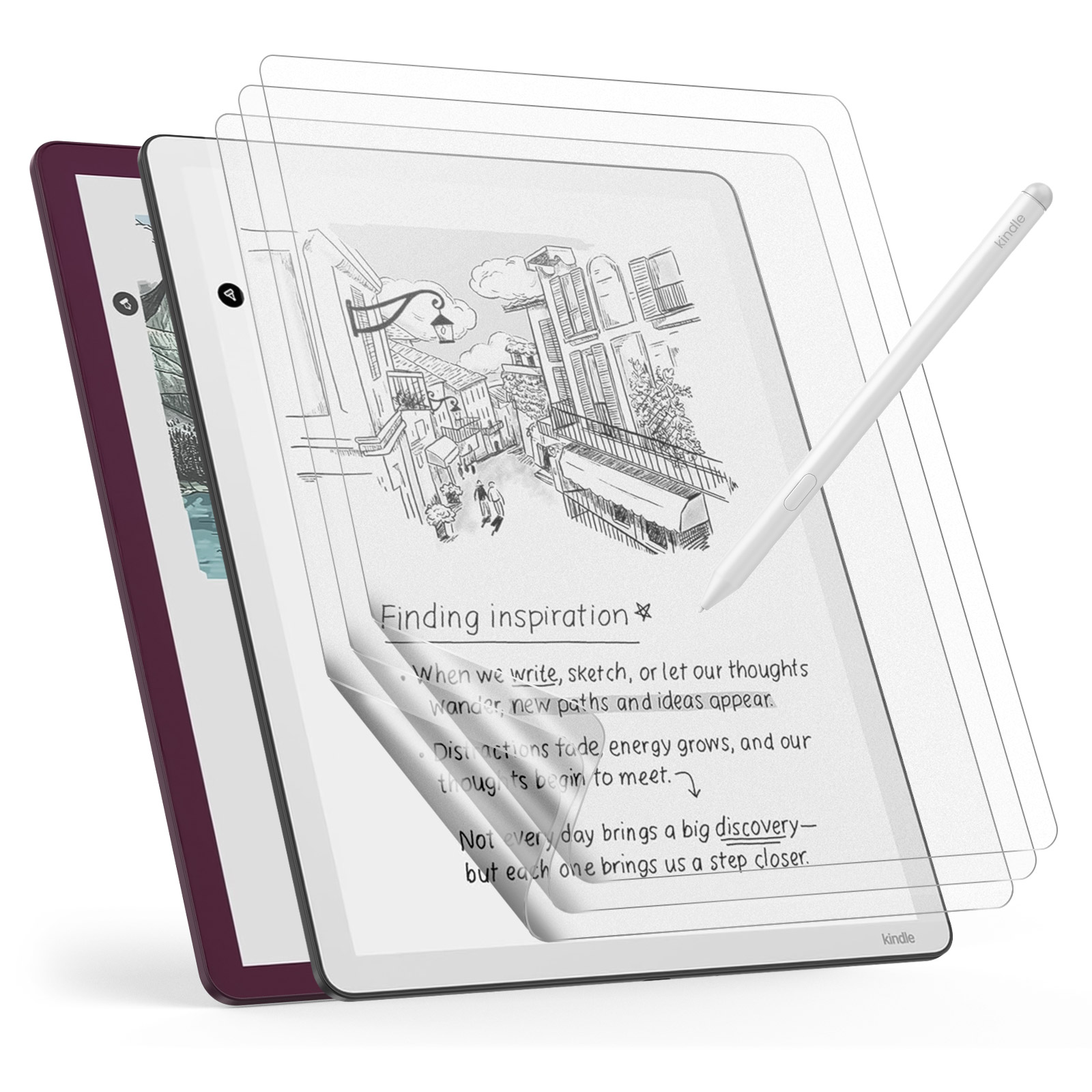 Matte Anti Glare Screen Protector - 11인치 태블릿용 페이퍼필 스크린 프로텍터 3개,