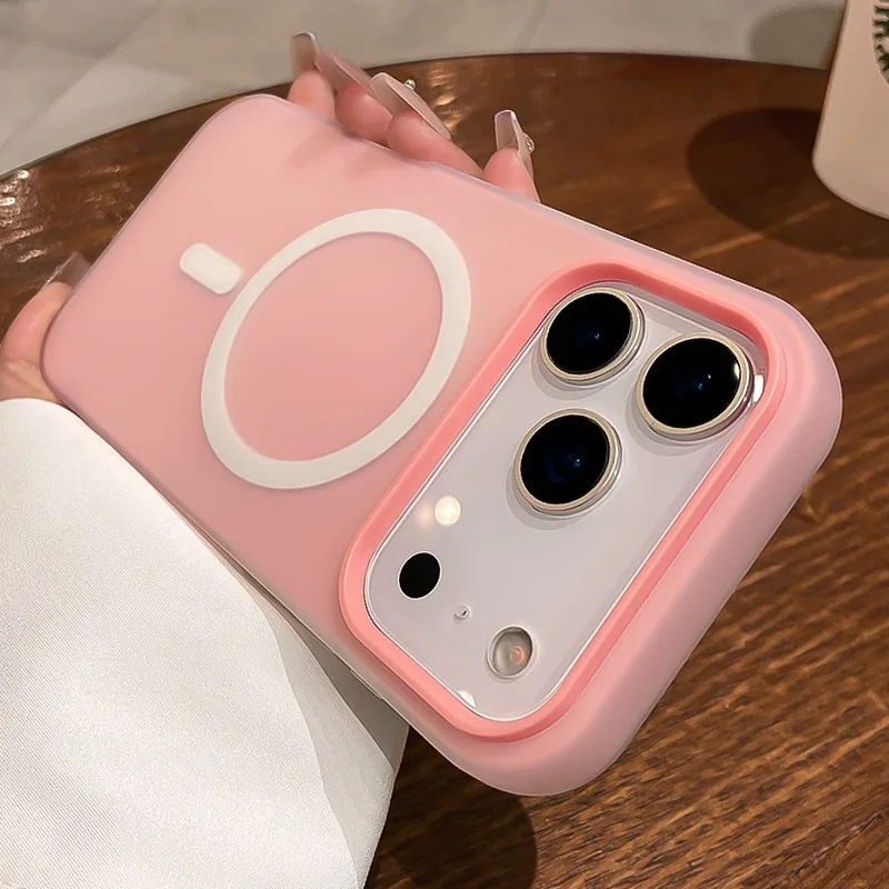 Liquid Silicone Magnetic Phone Case - 럭셔리 2 IN 1 마그네틱 충격