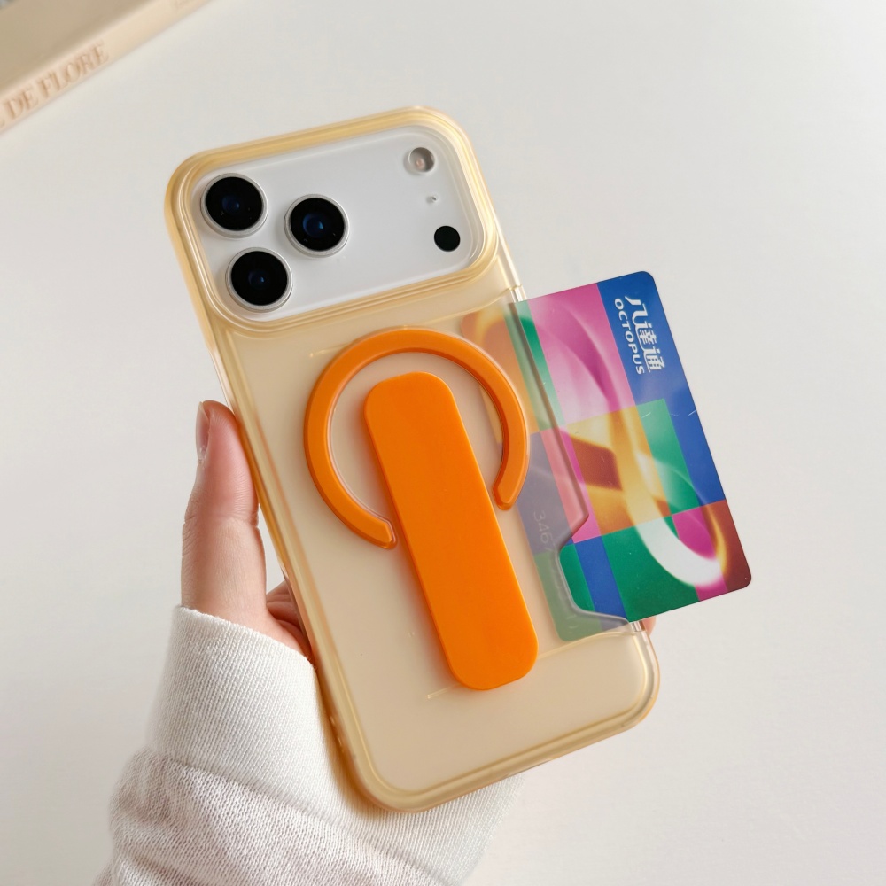 Clear Shockproof Bumper Case - 오리지널 카드 홀더 클리어 마그세이프 마그네틱