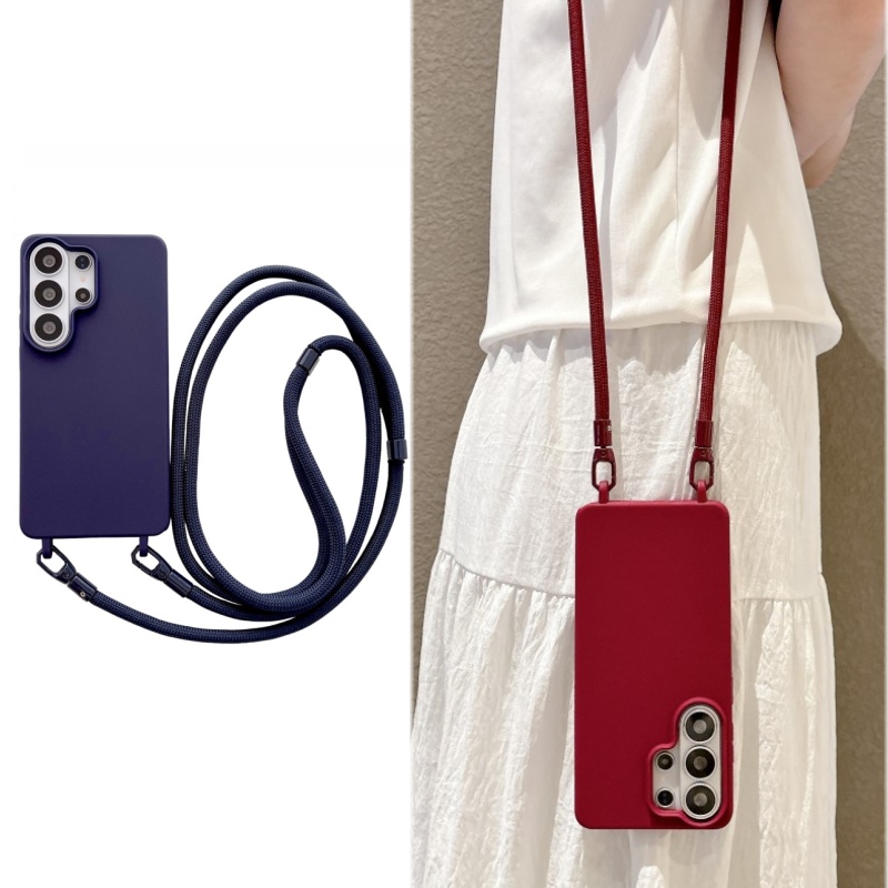 Crossbody Lanyard Neck Strap Case - 삼성 갤럭시 A37 A57 A17 A16