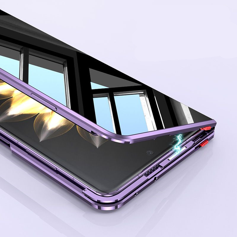 Metal Bumper Aluminum Frame Case - 포 아너 매직 V2 MagicV2 안티