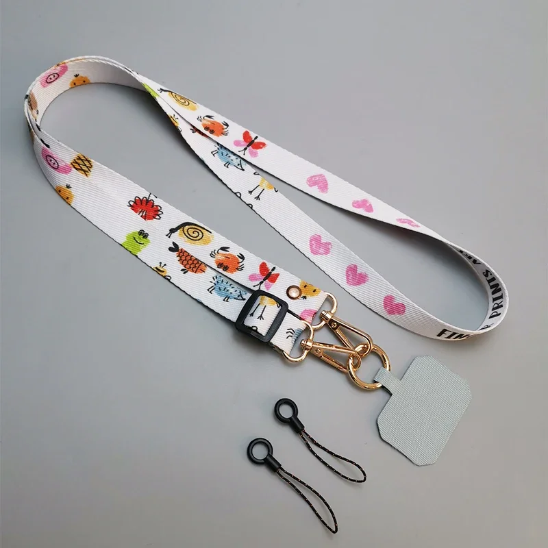 Crossbody Lanyard Neck Strap Case - 컬러풀 크로스 바디 스트랩 휴대폰 로프,