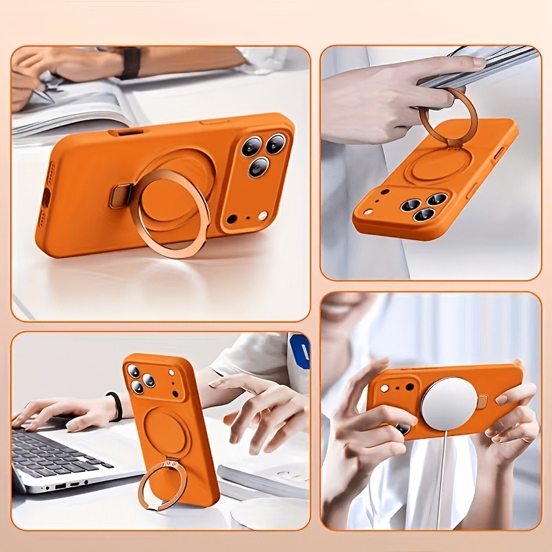 360도 회전 마그네틱 스탠드 액상 실리콘 폰 케이스  - Liquid Silicone Magnetic Phone Case 리뷰 및 가격