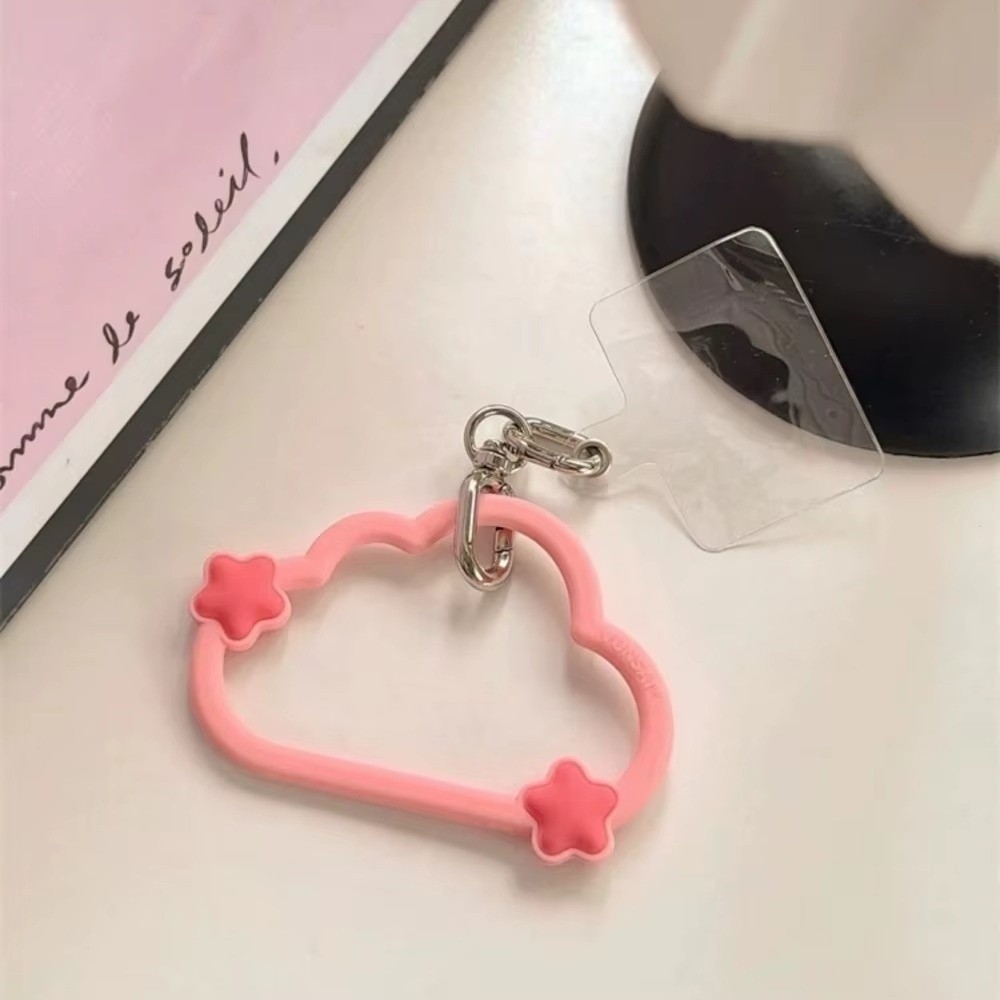 귀여운 실리콘 휴대폰 랜야드 스트랩, 분실 방지 구름  - Cute Cartoon Wrist Strap Silicone Case 리뷰 및 가격