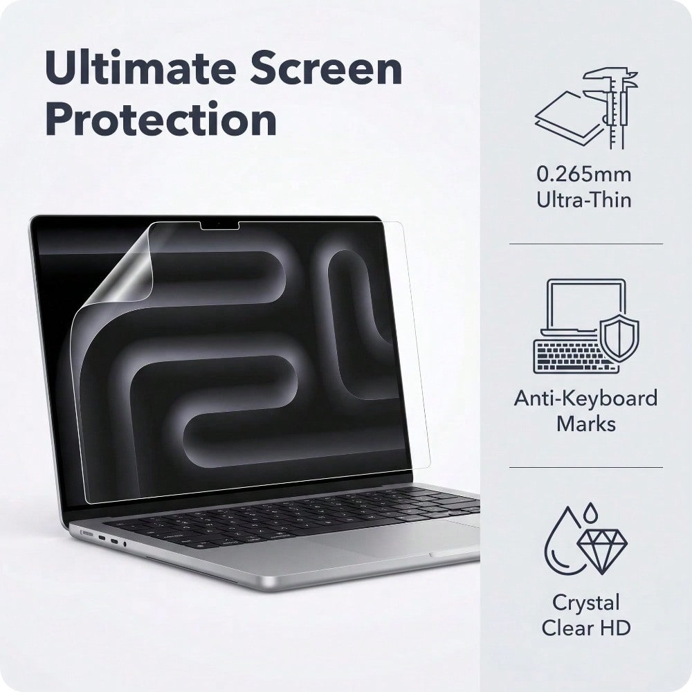 맥북 프로 14인치 M5 M4 M3 M2 M1용 화면  - Matte Anti Glare Screen Protector 리뷰 및 가격
