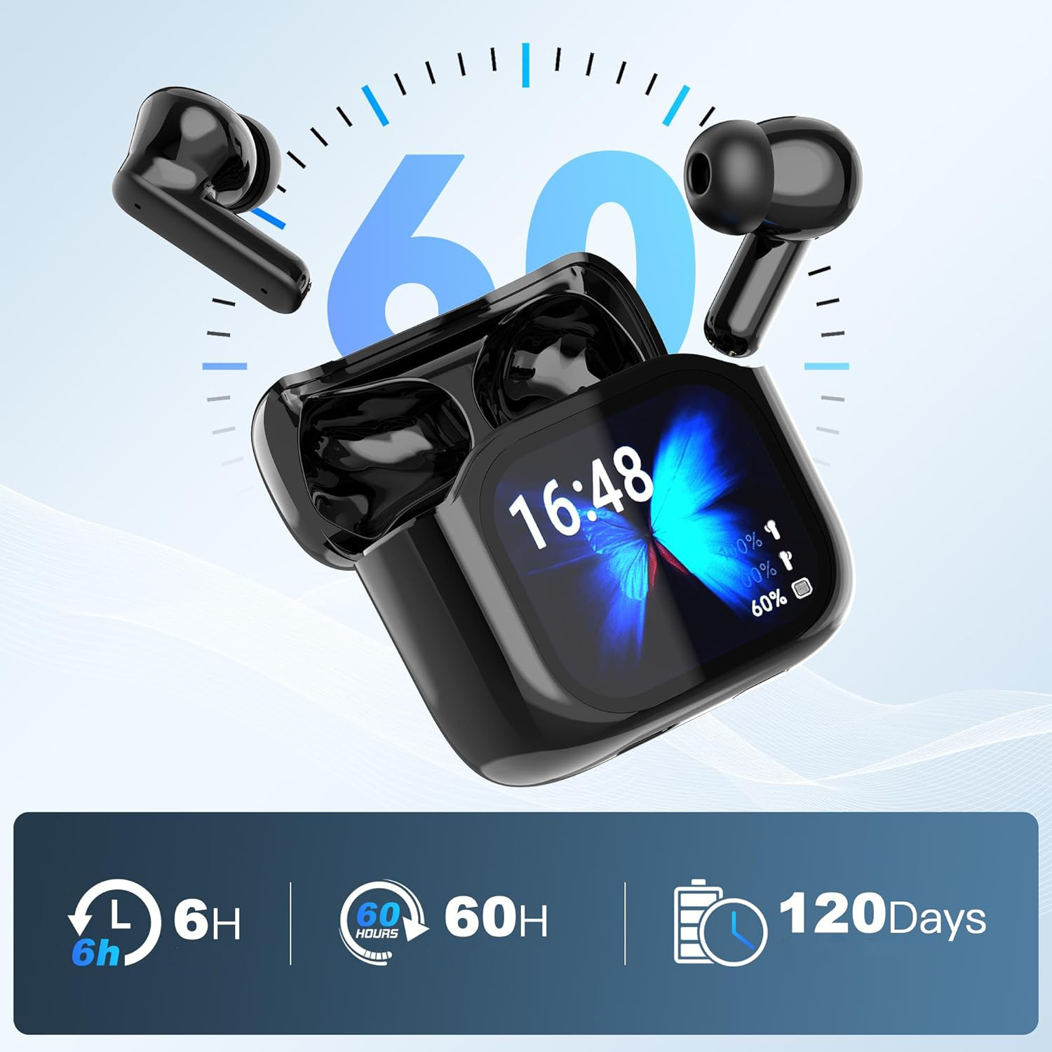 스마트 AI 번역 블루투스 이어폰 LCD 디스플레이 소 - Earphones 리뷰 및 가격