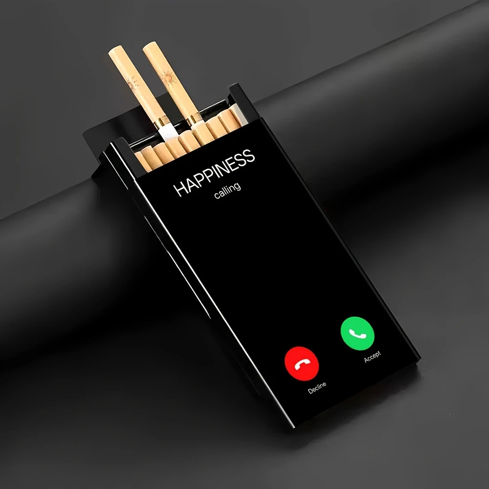 얇고 세련된 금속 재질의 담배 케이스로, 슬라이딩 방식 - Phone Cases 리뷰 및 가격