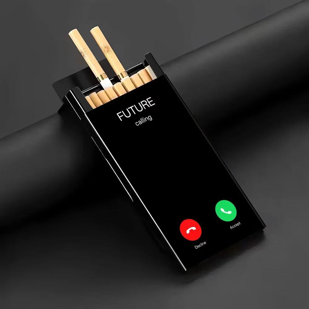 얇고 세련된 금속 재질의 담배 케이스로, 슬라이딩 방식 - Phone Cases 리뷰 및 가격