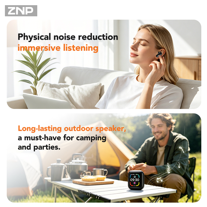 ZNP N04 TWS 무선 이어버드: 터치 스크린, 블 - Earphones 리뷰 및 가격