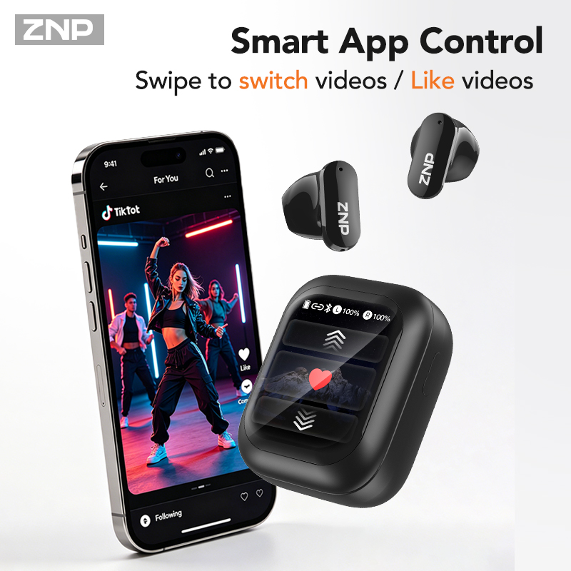 ZNP N04 TWS 무선 이어버드: 터치 스크린, 블 - Earphones 리뷰 및 가격