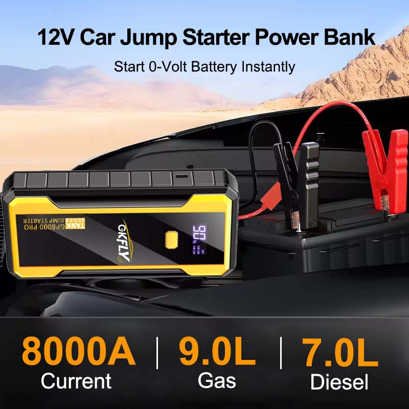 GKFLY 24000mAh 스타트 파워 뱅크 8000A - Power Banks 리뷰 및 가격