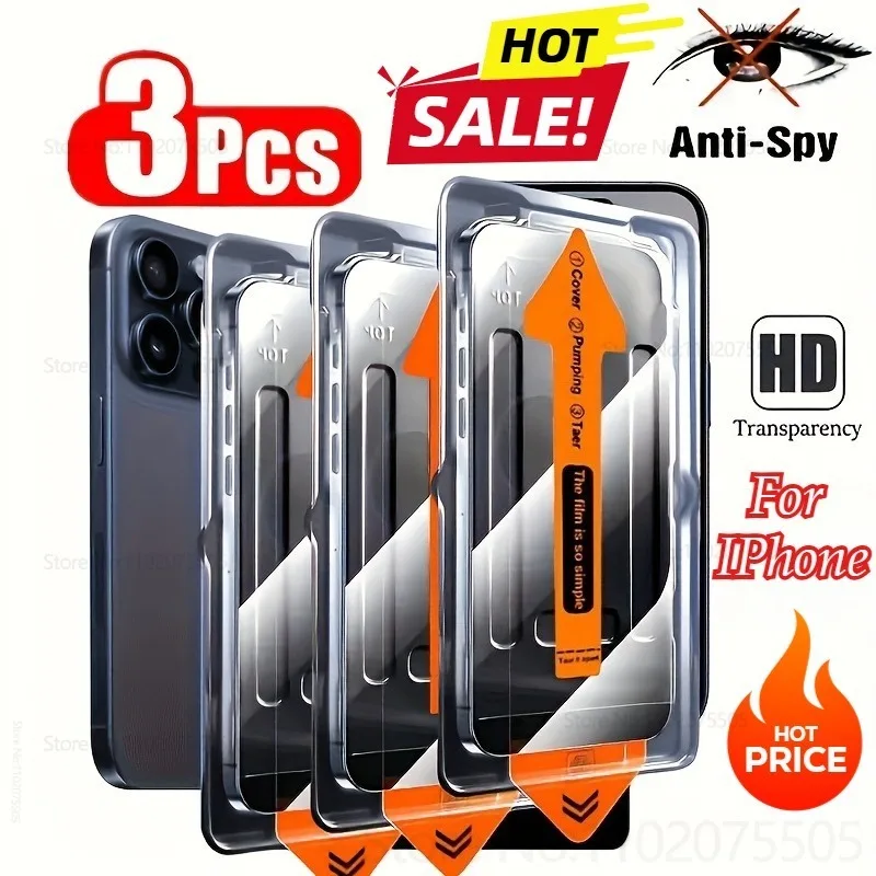 3Pcs Anti-peep /HD 방진 케이스 강화 유 - Anti Spy Privacy Glass Case 리뷰 및 가격