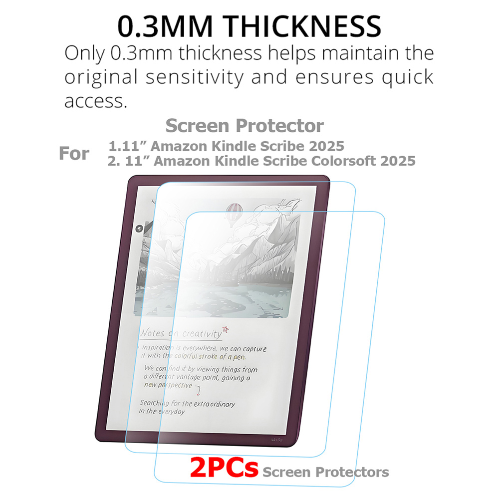 11인치 아마존 킨들 스크라이블 컬러소프트 2025용  - Matte Anti Glare Screen Protector 리뷰 및 가격