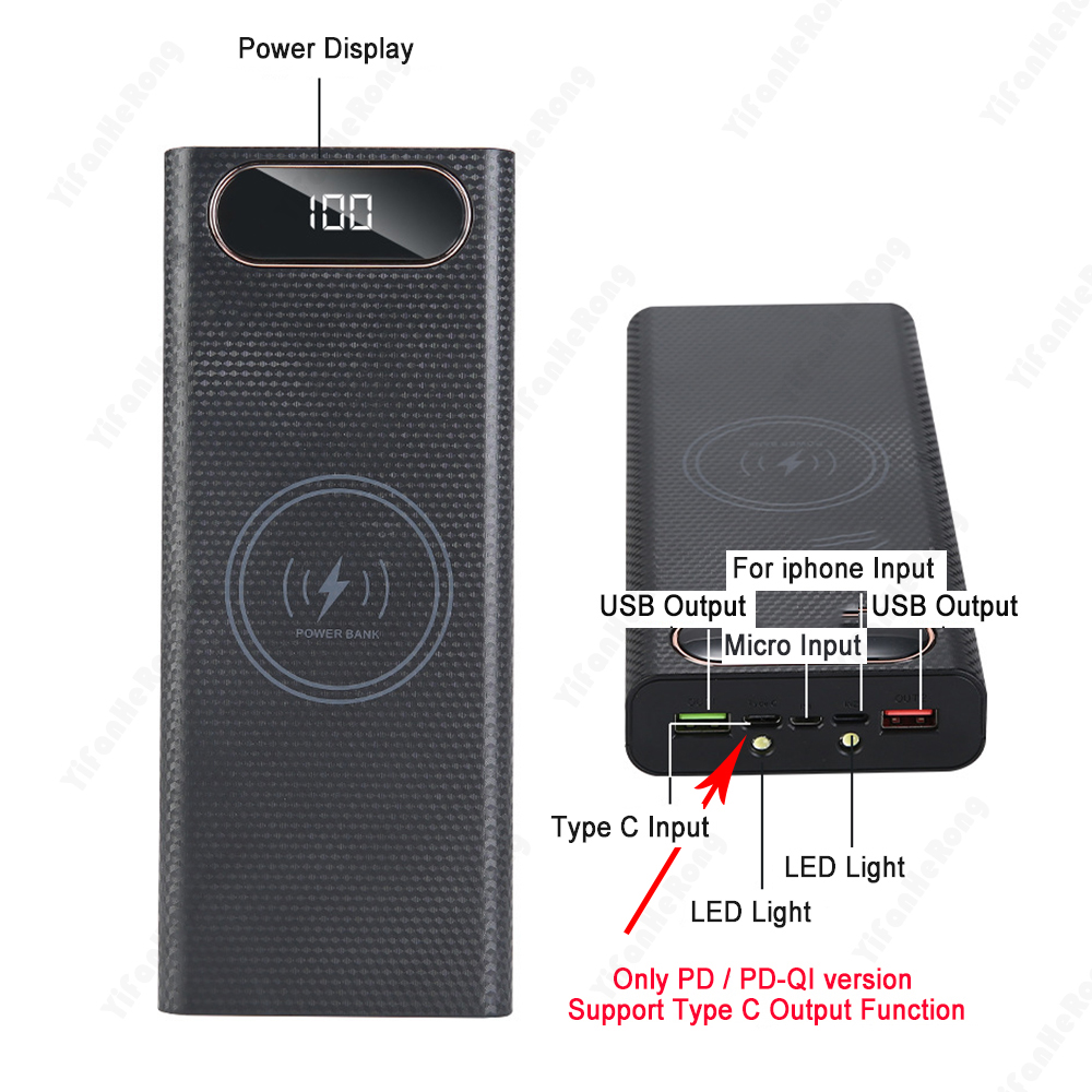 QC3.0 8x21700 배터리 보조베터리 케이스 배터 - Power Banks 리뷰 및 가격