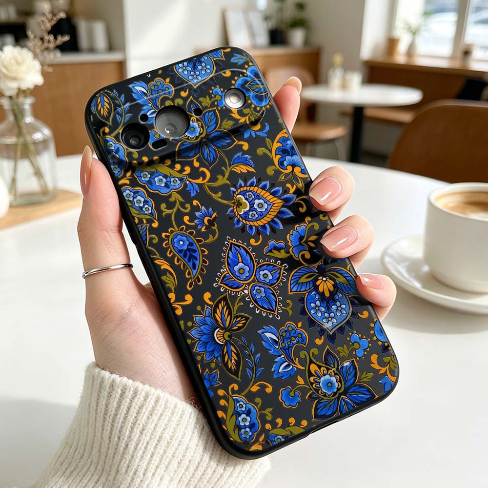 빈티지 디자인 플로럴 패턴 실리콘 커버 (구글 픽셀 6 - Vintage Floral Pattern Soft Case 리뷰 및 가격