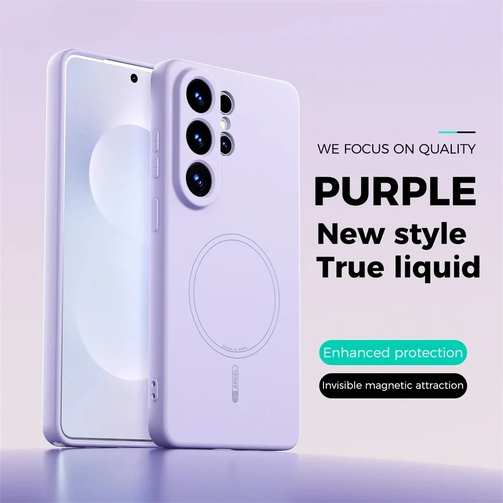 삼성 S26 울트라 S25 S24 FE 플러스용 고품질 - Liquid Silicone Magnetic Phone Case 리뷰 및 가격