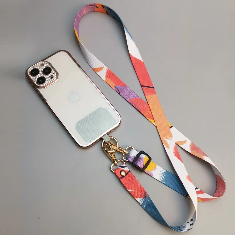 컬러풀 크로스 바디 스트랩 휴대폰 로프, 캔버스 행잉  - Crossbody Lanyard Neck Strap Case 리뷰 및 가격