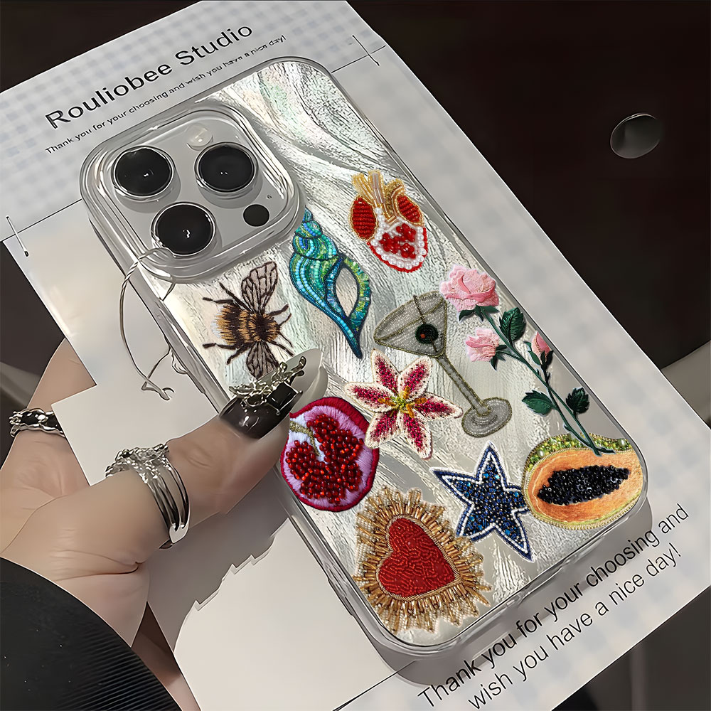 빈티지 꽃무늬 콜라주 패턴 아이폰 11 12 13 14 - Vintage Floral Pattern Soft Case 리뷰 및 가격