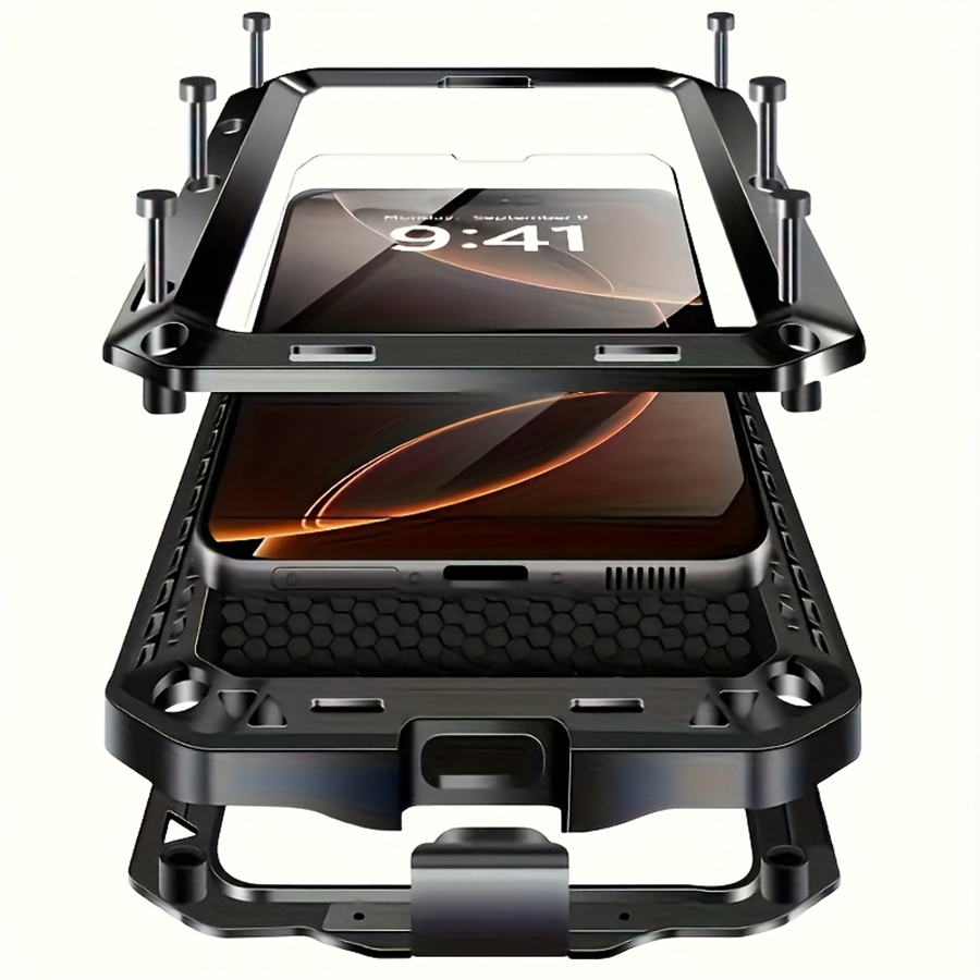 내구성이 뛰어난 금속 소재의 휴대폰 케이스, 내장형 강 - Heavy Duty 360 Full Body Protective Case 리뷰 및 가격